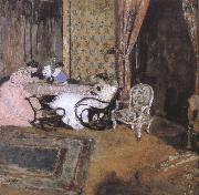 Edouard Vuillard Three women in the sitting room Sweden oil painting artist